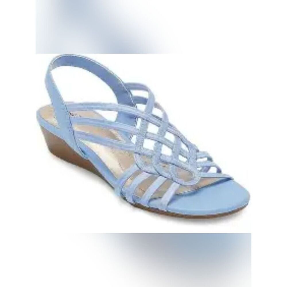 (ST1-6022) East 5th Women's Reno Wedge Sandals Sz 5.5